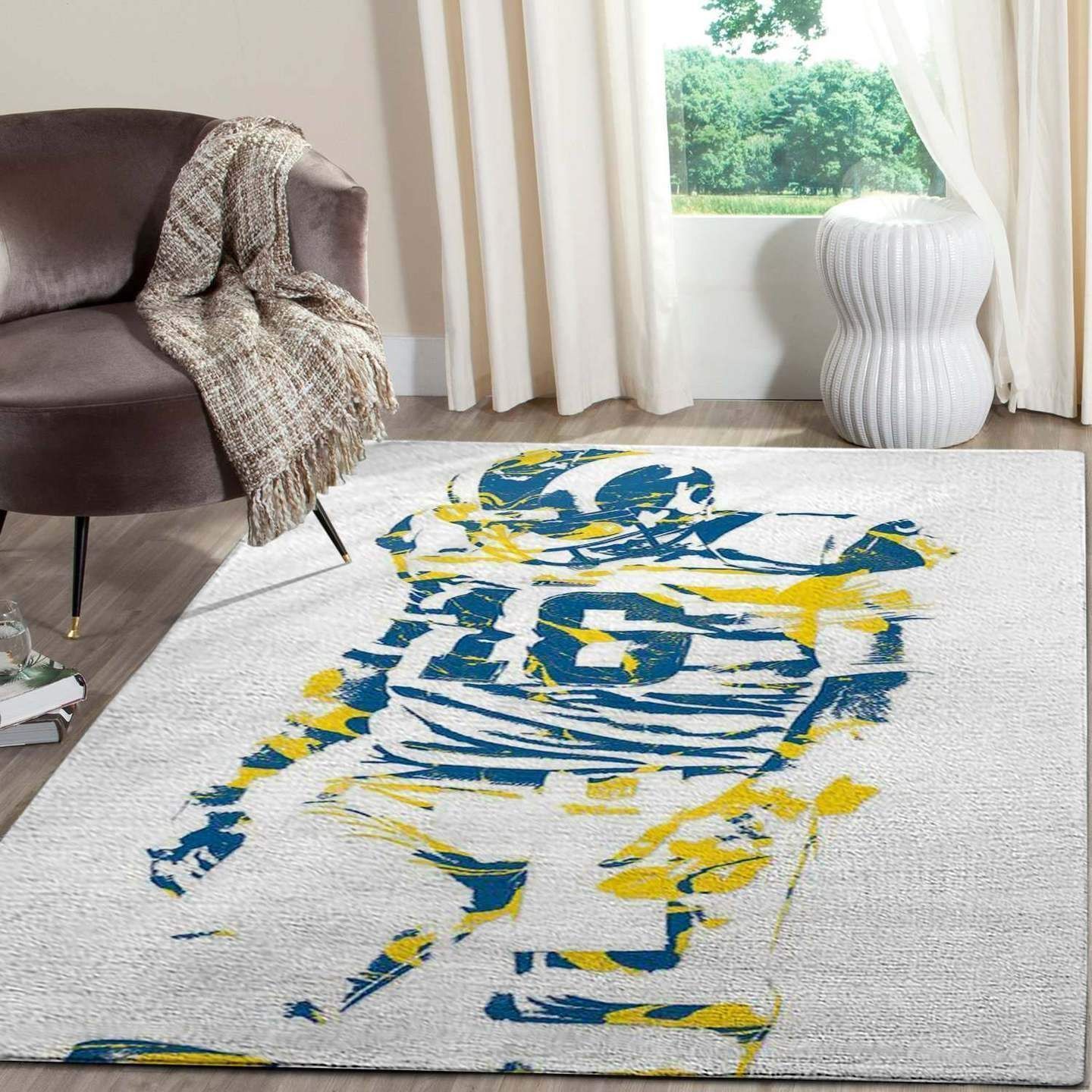 Jared Goff 16  Los Angeles Rams Area Rug Football Living Room Carpet Home Floor Decor Rcdd81F31796