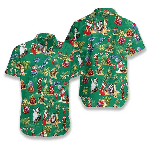 Merry Christmas Santa Claus Hawaii Shirt For Men Women Adult Ha8906