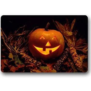 Jack-O-Lantern Pumpkin Halloween Doormat Indoor And Outdoor Mat Entrance Rug Funny Home Decor Closing Gift Gift For Friend Family Gift Idea