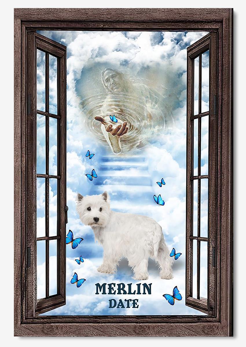 Puppy Nerlin Date God Wall Art For Christian Dog Lover Home Decor Poster