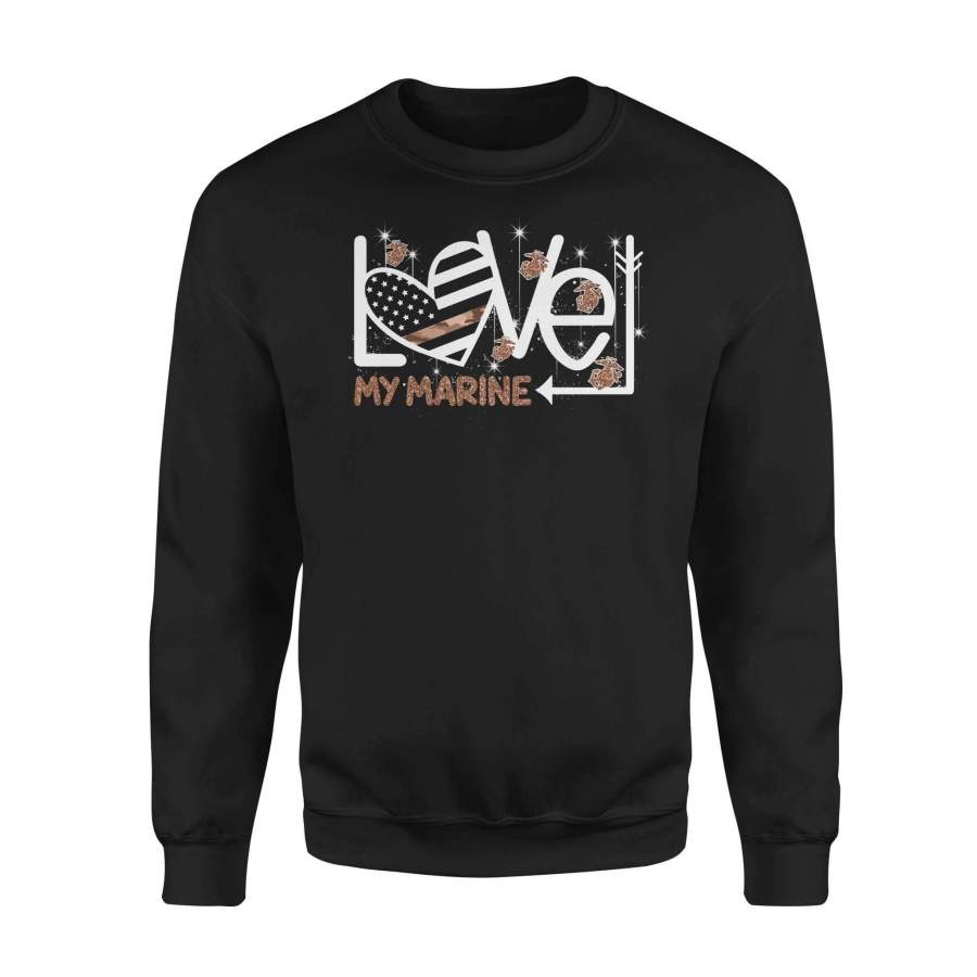 Marine – Love My Marine Ver 2 – Standard Fleece Sweatshirt