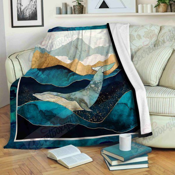 Whale Beach Gs-Cl-Ml2204 Fleece Blanket