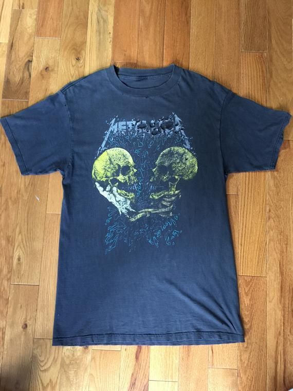 Vintage 90S Rare Metallica Pushead Concert Band Shirt