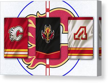 17 Calgary Flames Joe Hamilton Canvas Print