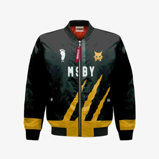 Msby Black Jackal 3D Bombor Jacket Custom Haikyuu Cosplay Costumes ...