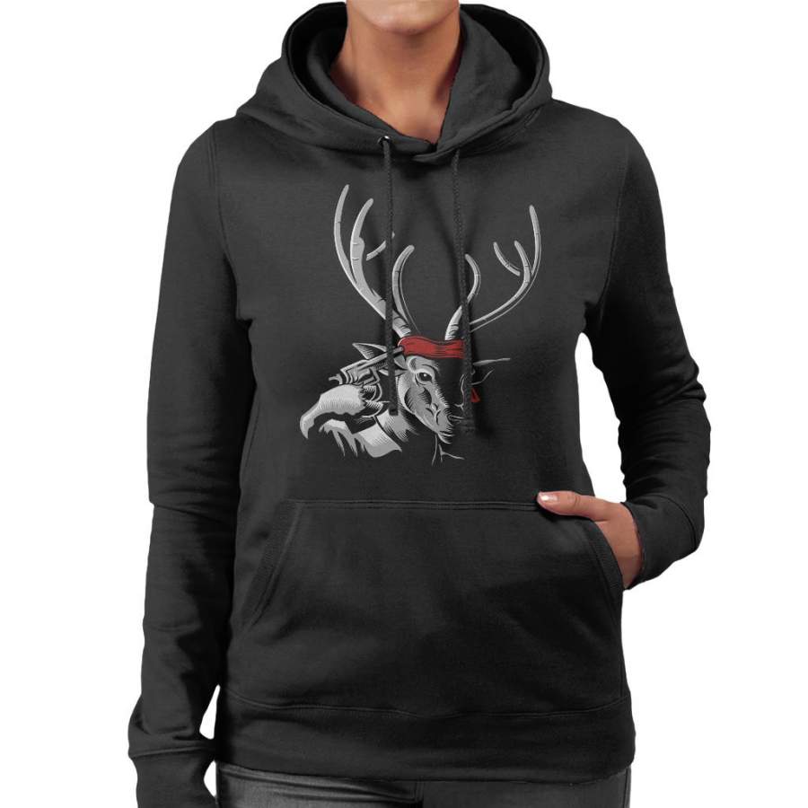 The Deer Hunter Parody Women’s Hooded Sweatshirt