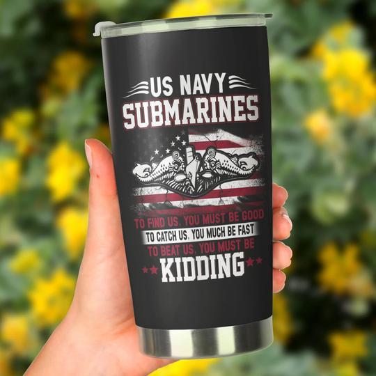 Vintage US Navy Stainless Steel Tumbler Cup 20oz/30oz