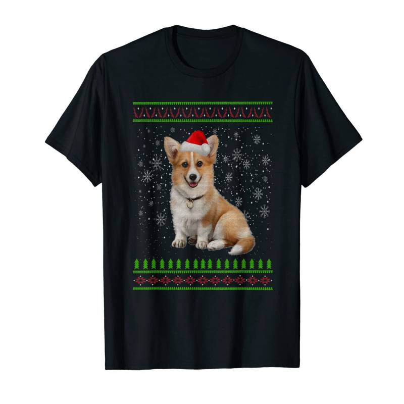 Ugly Christmas Corgi Dog Xmas Merry Christmas Gifts T-shirt