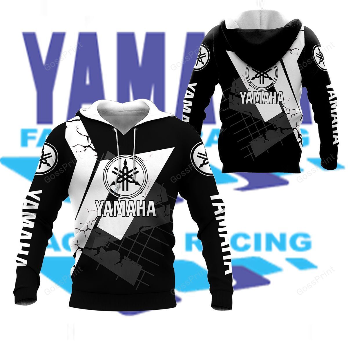 3D All Over Printed Yamaha Racing Shirts Ver 273