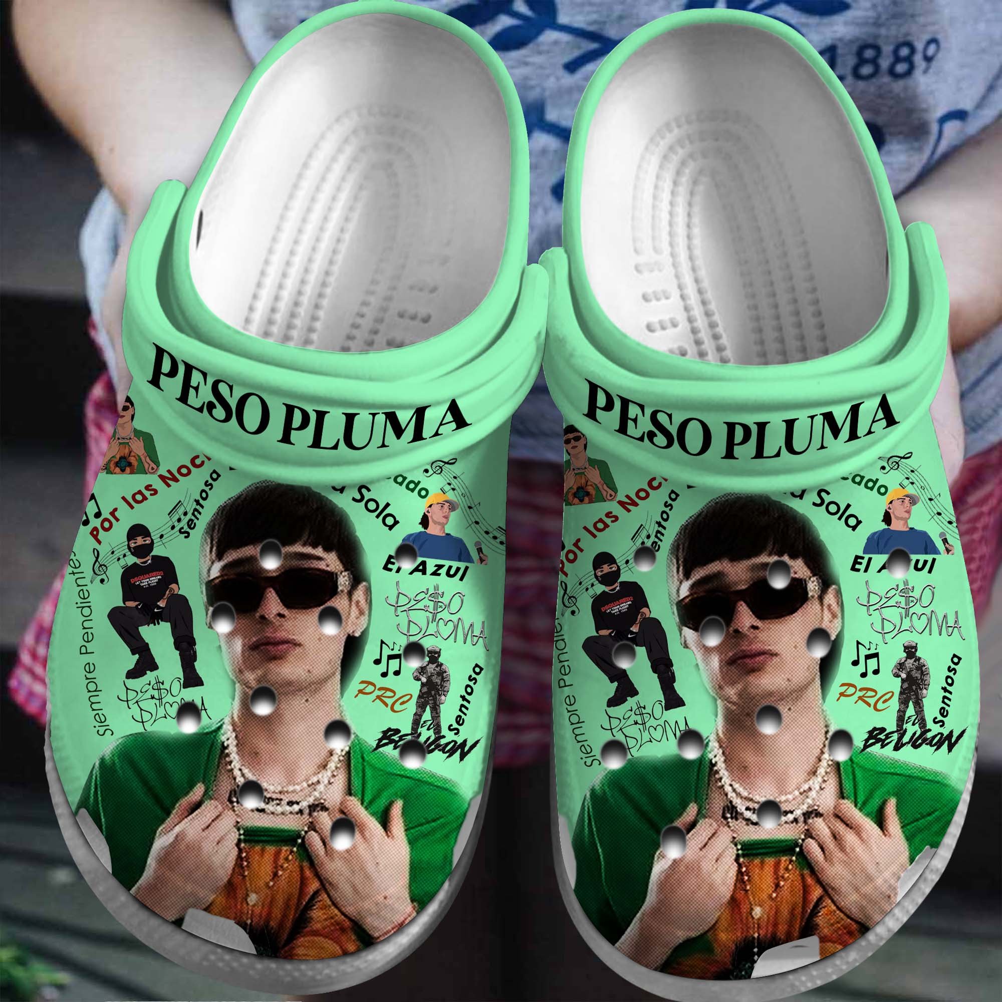 Peso Pluma Singer Music Crocss Crocband Clogs Shoes Comfortable For Men Women And Kids Yq