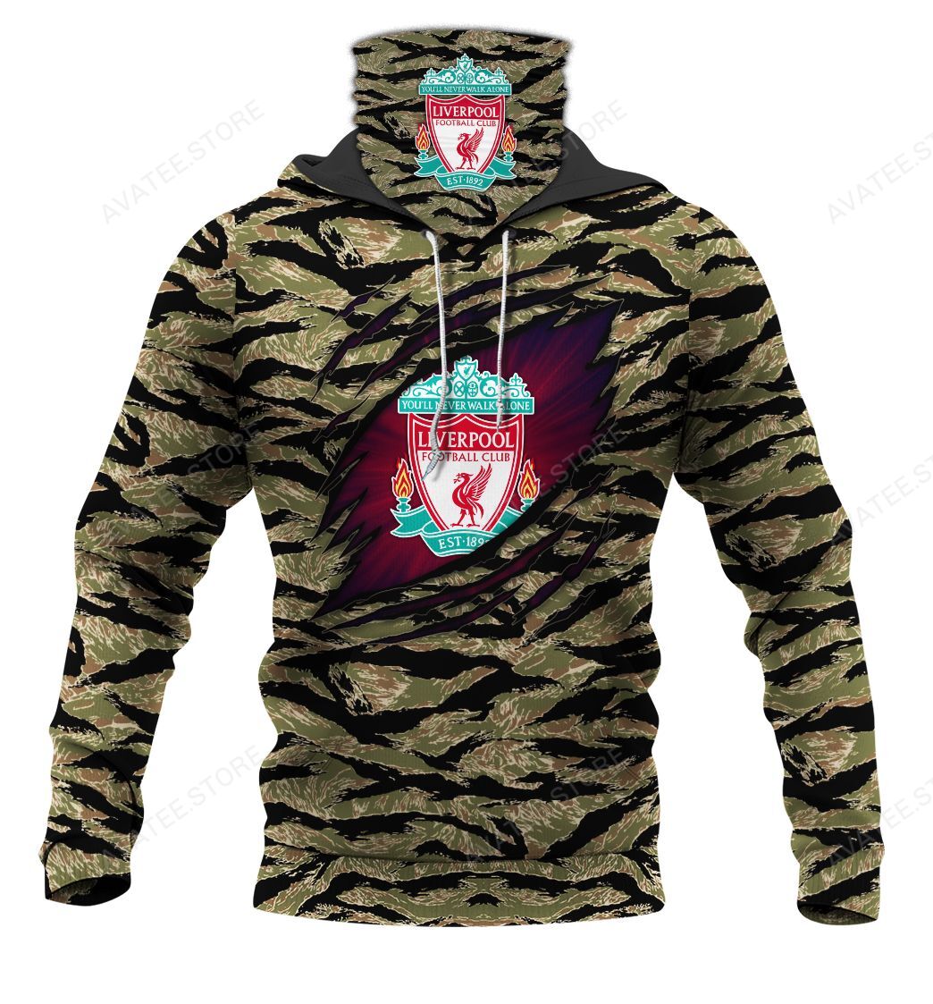 05Liverpool005 | Tiger Camouflage | CUSTOMIZE YOUR NAME & NUMBER | HOT SALE 3D PRINTED