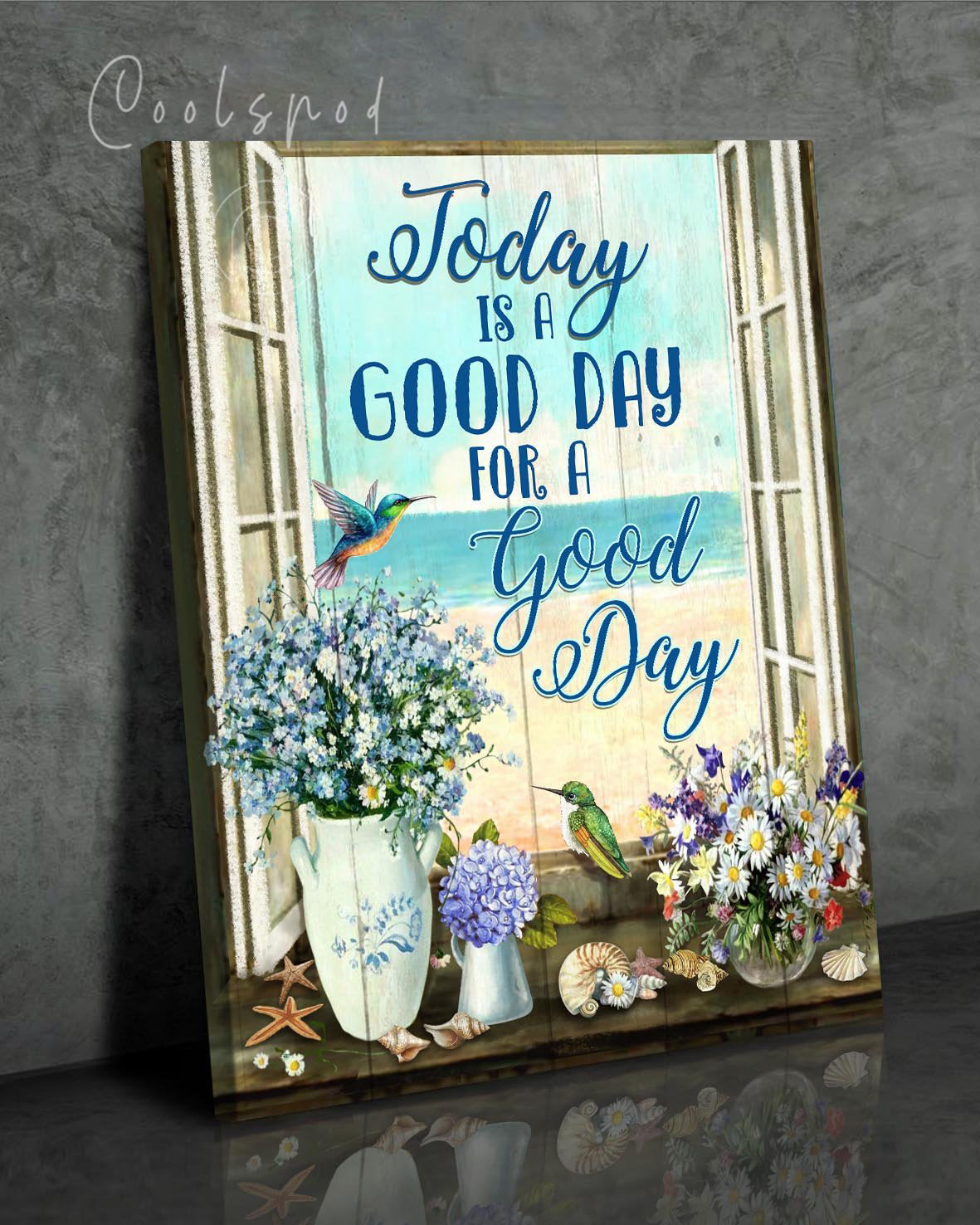 Canvas – Hippie – Today Is A Good Day – Window