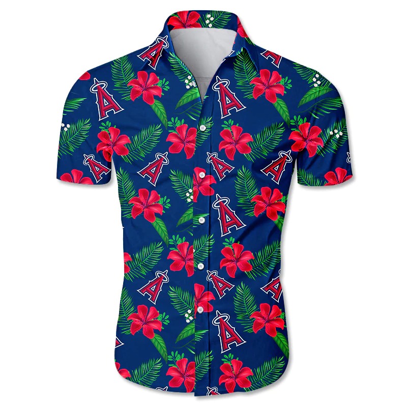 Los Angeles Angels Hawaii Shirt Tropical Flower Gift For Fans Ha34353