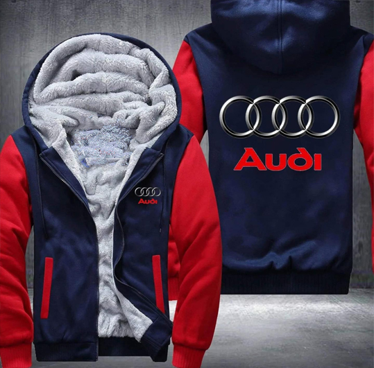 4 Rings Gift For Audi Lover Audi Fleece Hoodie Hg
