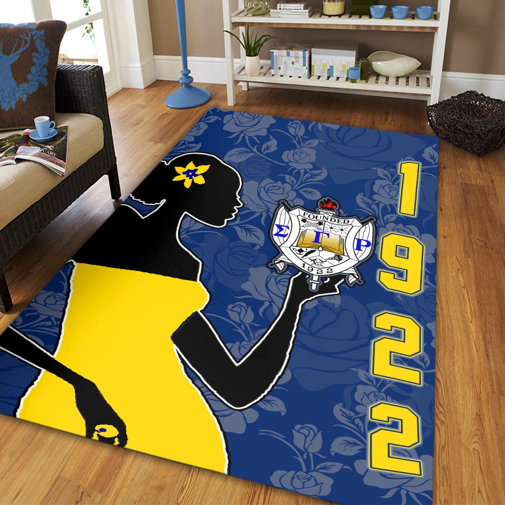 Wonderprint Area Rug Sigma Gamma Rho Girl Rug Lt10