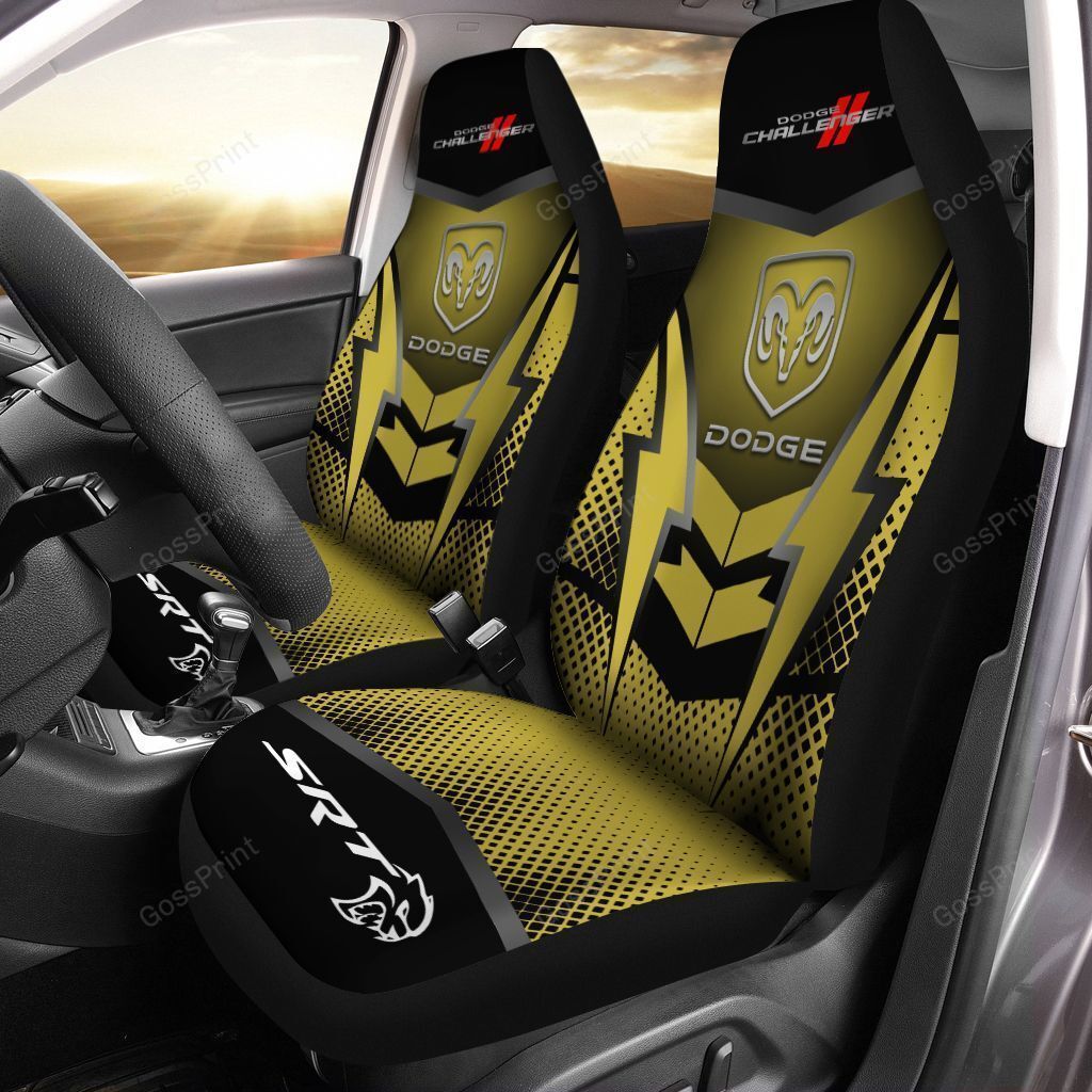 Dodge Challenger Car Seat Cover ( Set Of 2 ) Ver 10