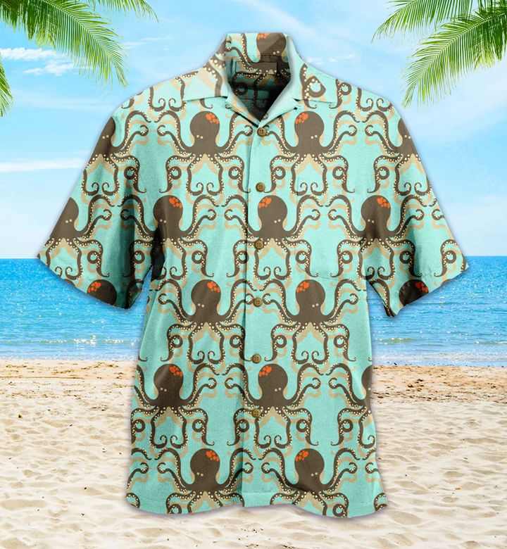 Octopus Green Amazing Hawaii Shirt Ha37437