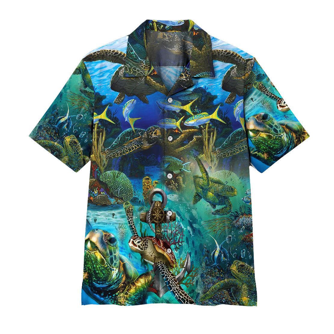 Gearhuman Turtles Hawaiian Shirt Ha25659