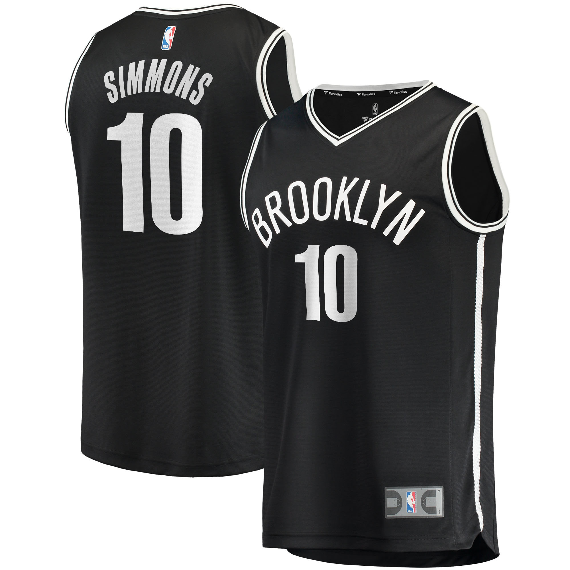 Ben Simmons Brooklyn Nets Fanatics Branded 2021/22 Fast Break Replica Jersey – Icon Edition – Black NBA