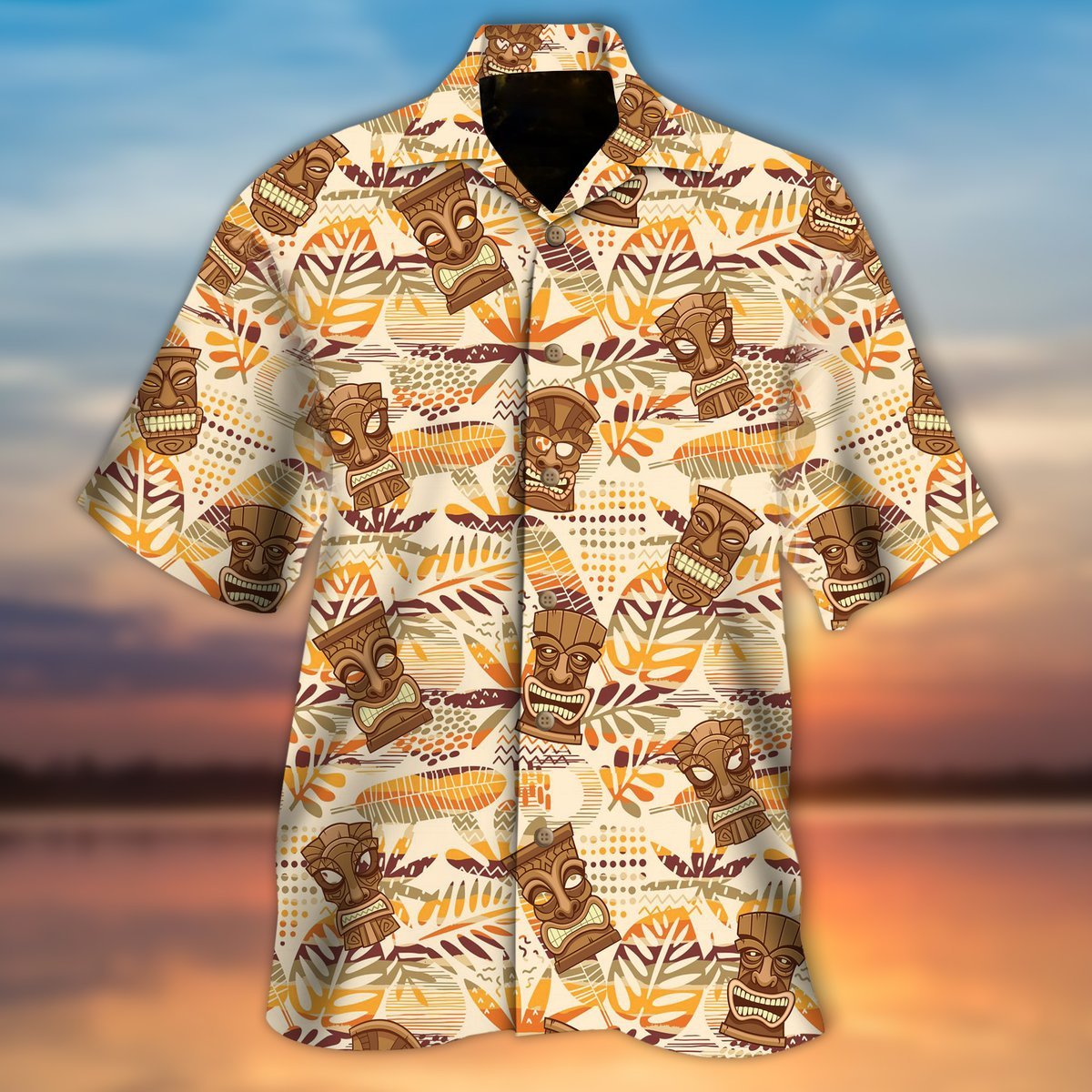 Tiki Hawaii Shirt Unisex Adult Ha12486