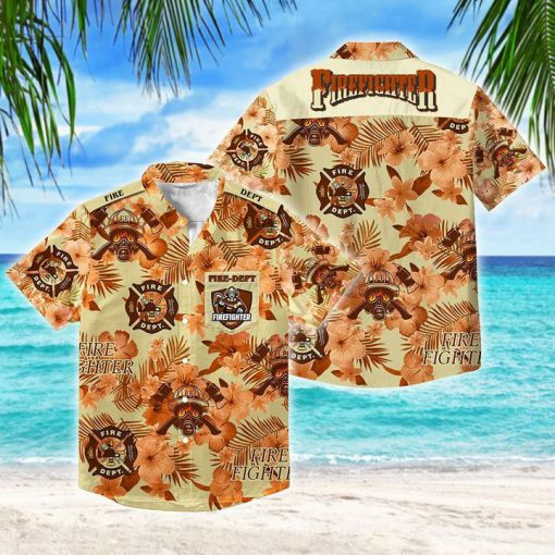 Firefighter Hawaii Shirt Unisex Adult Ha13460