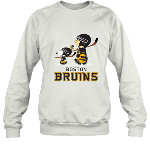 Let’S Play Bostons Bruins Ice Hockey Snoopy 2D Sweatshirt