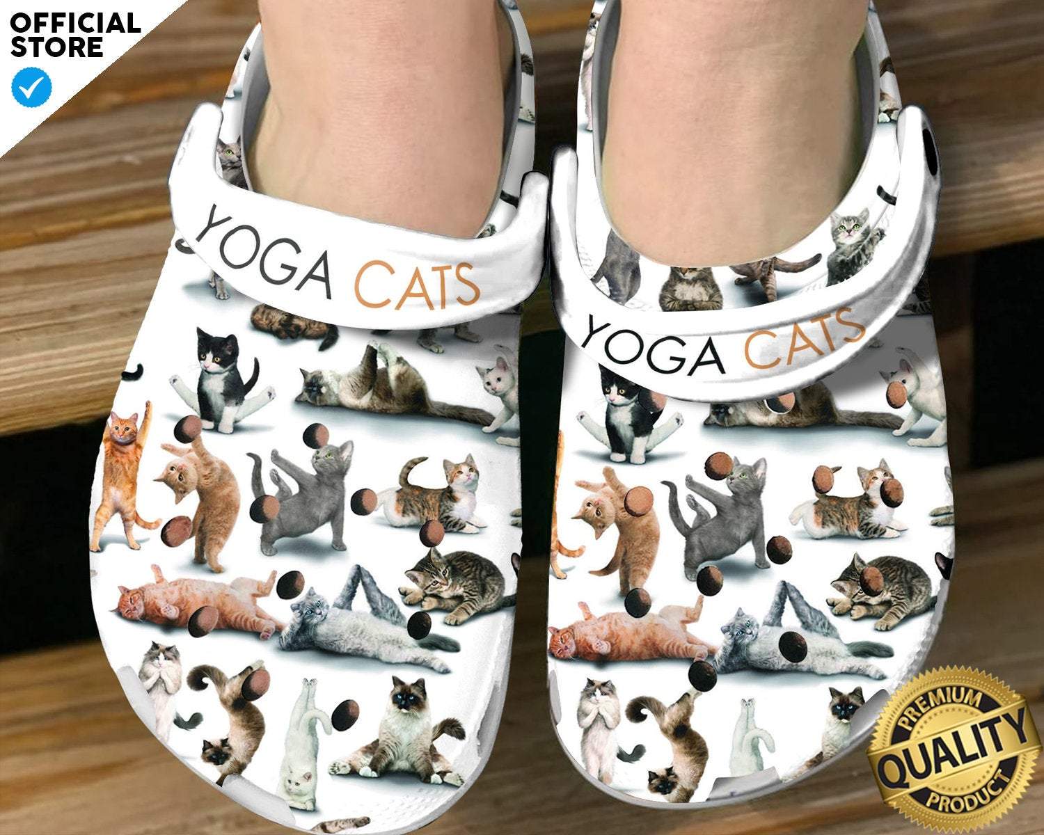 Yoga Cats Crocss Crocband Clog