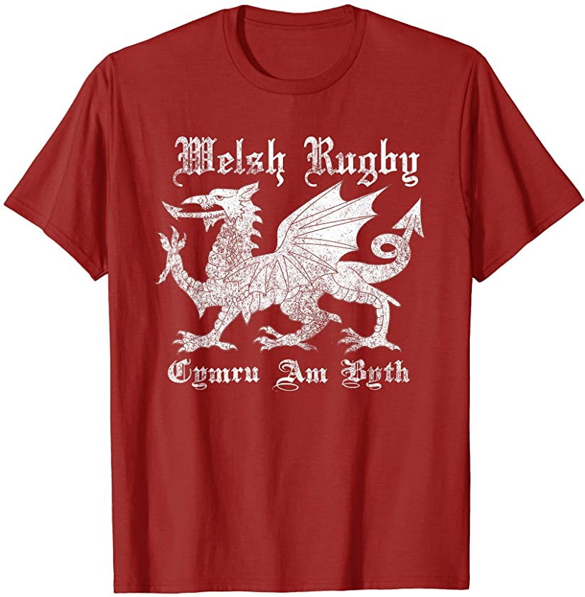 Vintage Welsh Rugby Shirt or Gift | Wales Rugby Football Top T-Shirt