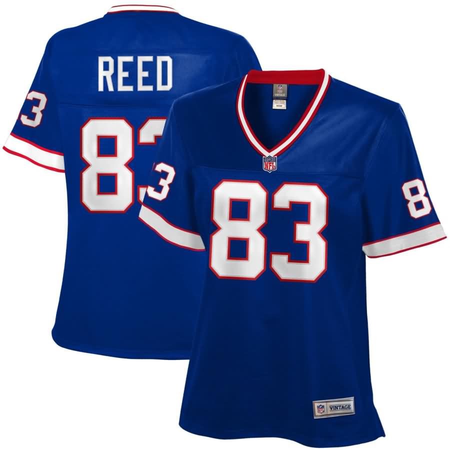 Andre Reed Buffalo Bills NFL Pro Line Womens 1990 Retired Player Jersey – Royal