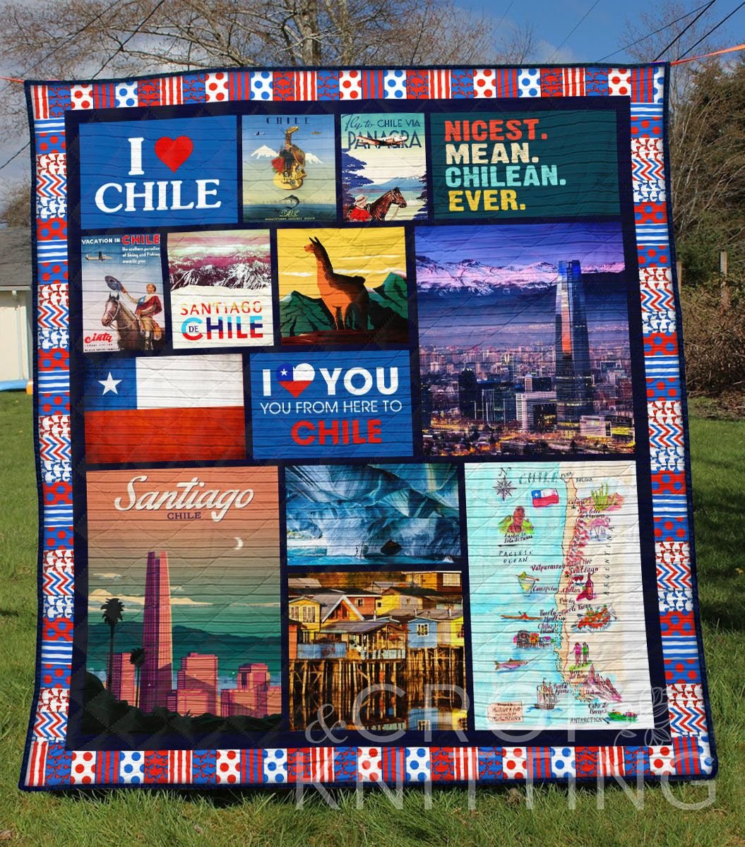 Chile TU 3D Quilt Blanket 313