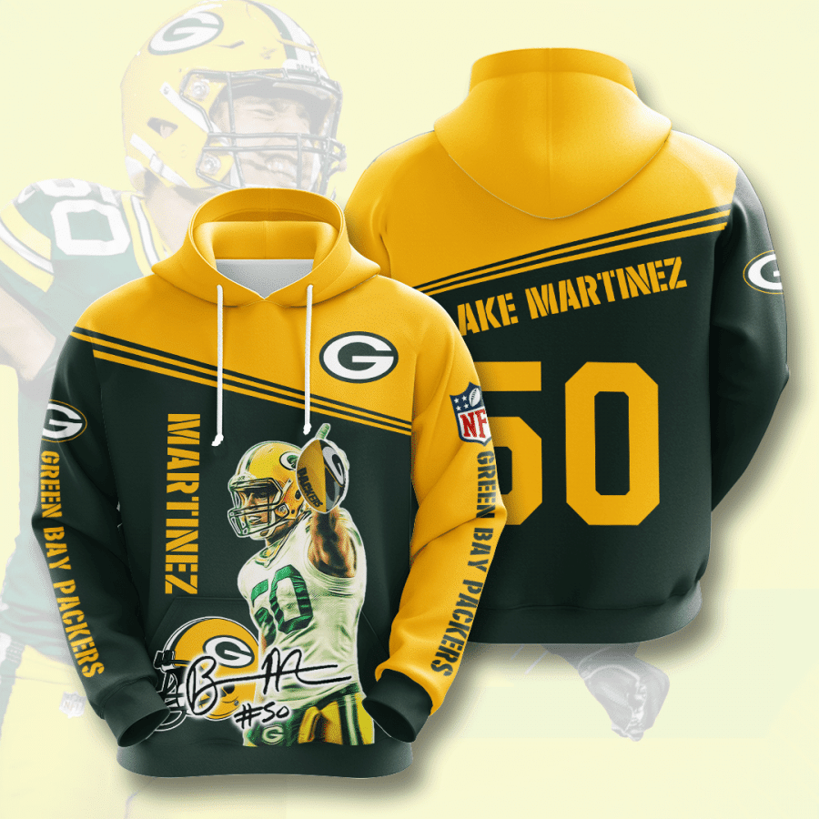 Blake Martinez Green Bay Packers Green Bay Packers 43 Unisex 3D Hoodie Gift For Fans