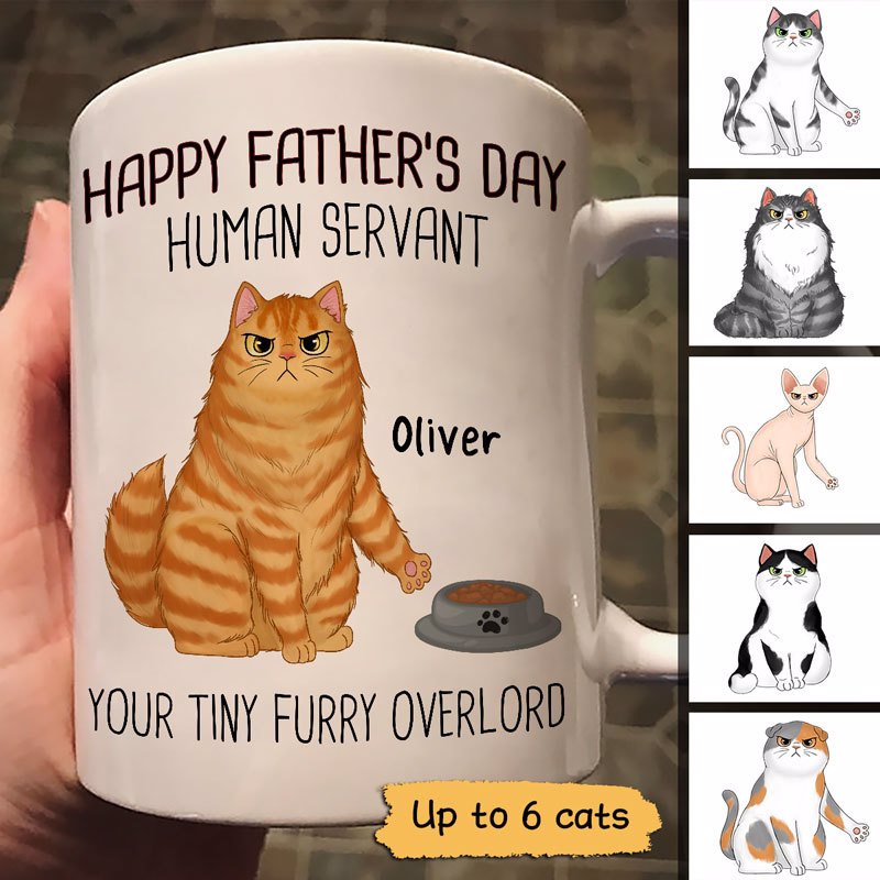 Sassy Cats Happy Father‘S Day Personlized Mug