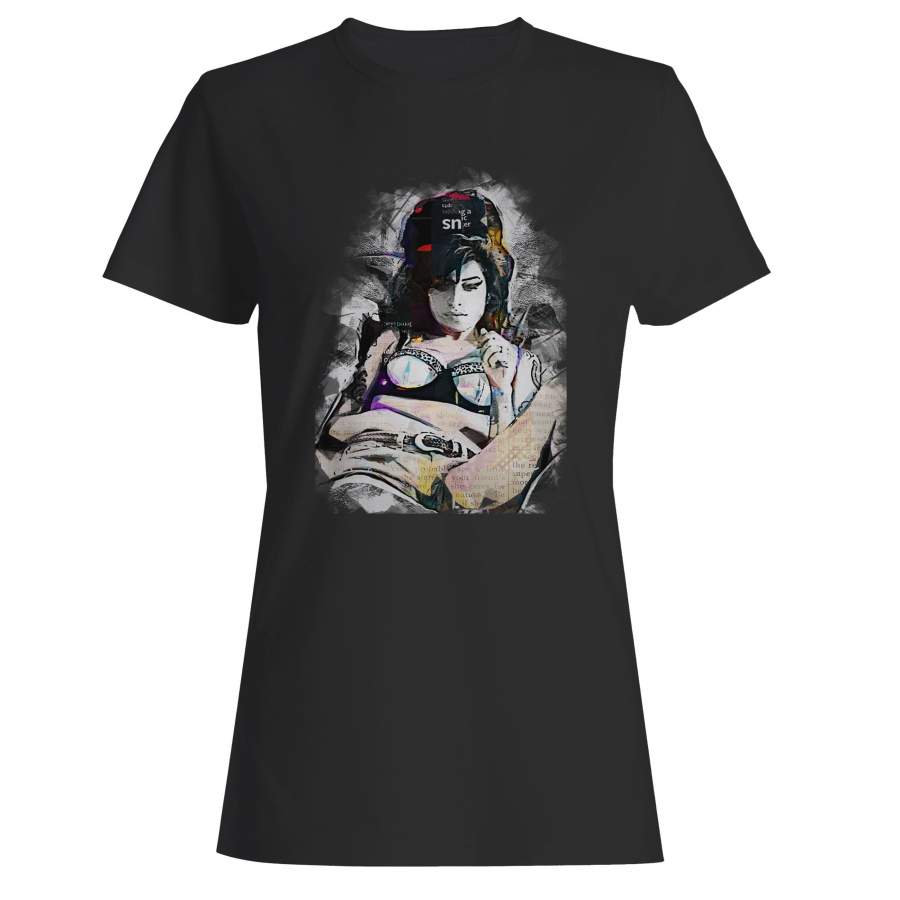 Amy Winehouse Sexy On Bed Amy Jade Woman’s T-Shirt