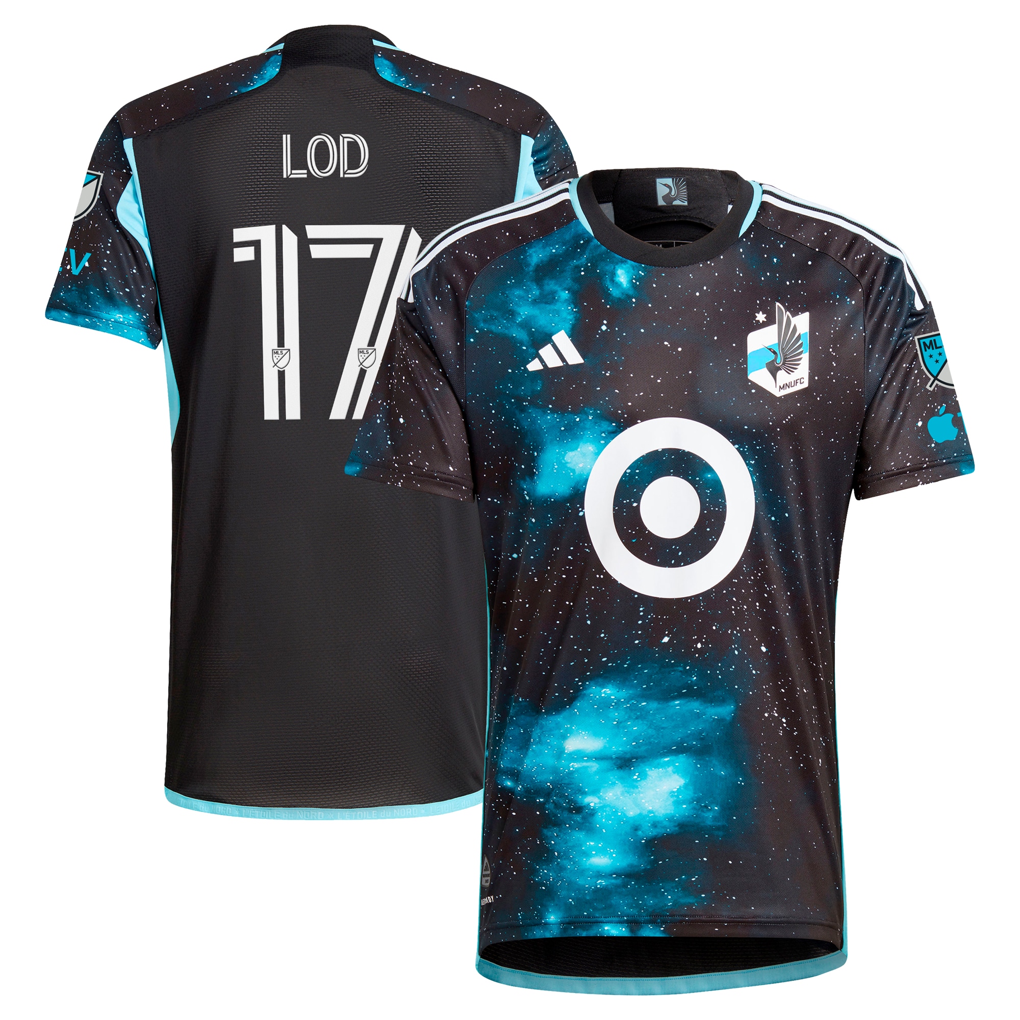 Robin Lod Minnesota United FC 2024 Starry Night Authentic Player Jersey – Black