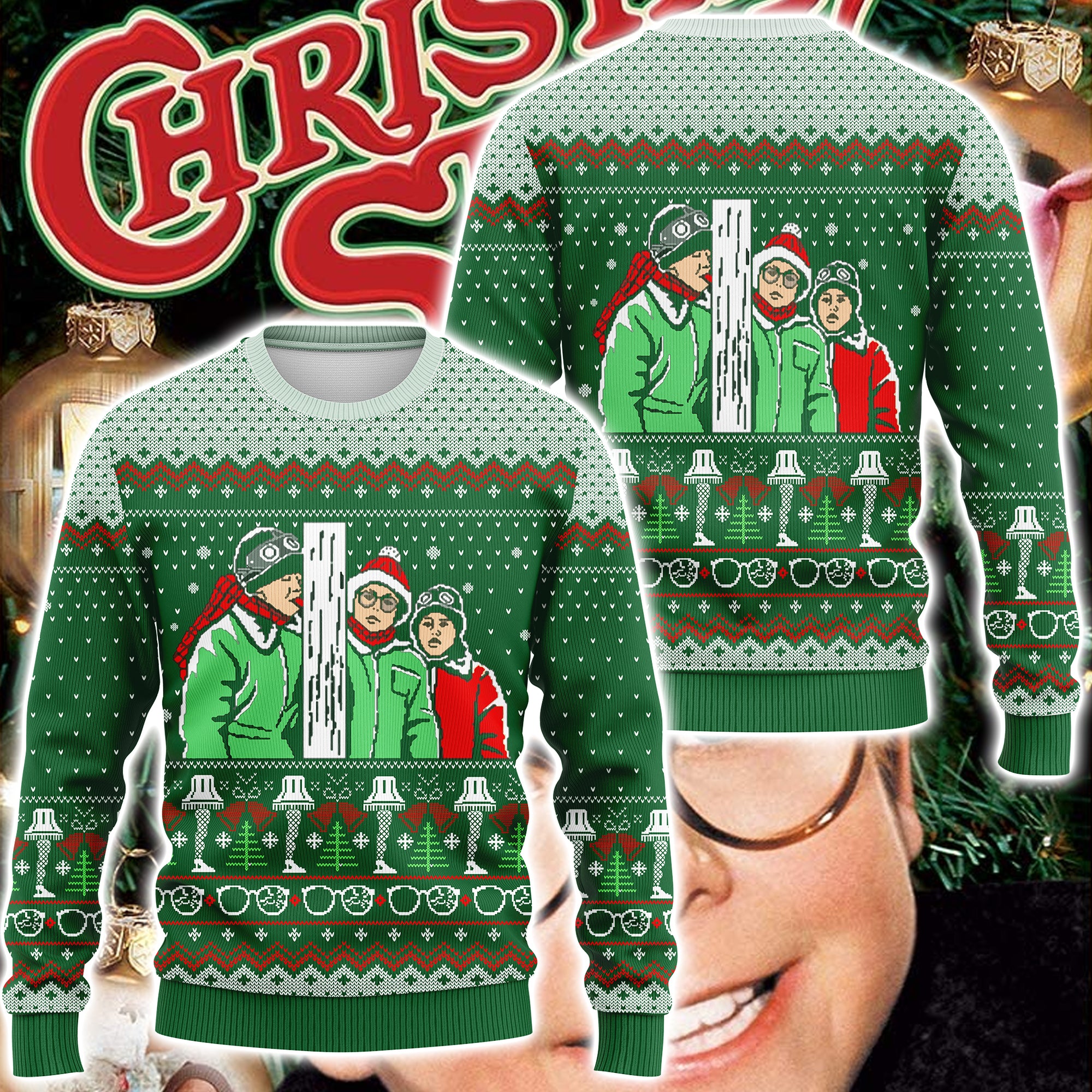 A Christmas Story Ugly Christmas Sweatshirt Hoodie All Over Printed Pf297