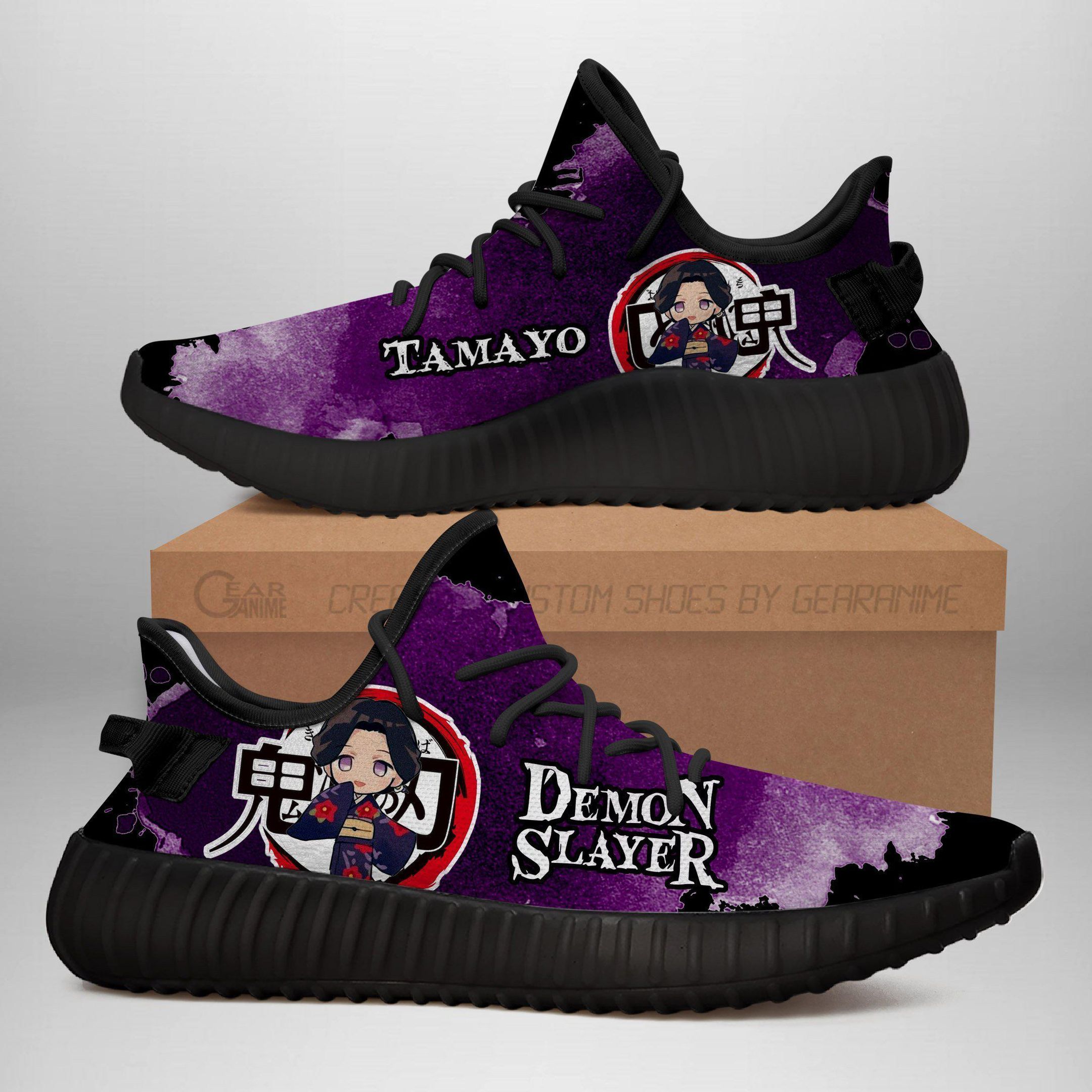 Tamayo Yeezy Shoes Demon Slayer Anime Sneakers Fan Gift Tt04 Unisex Men Women