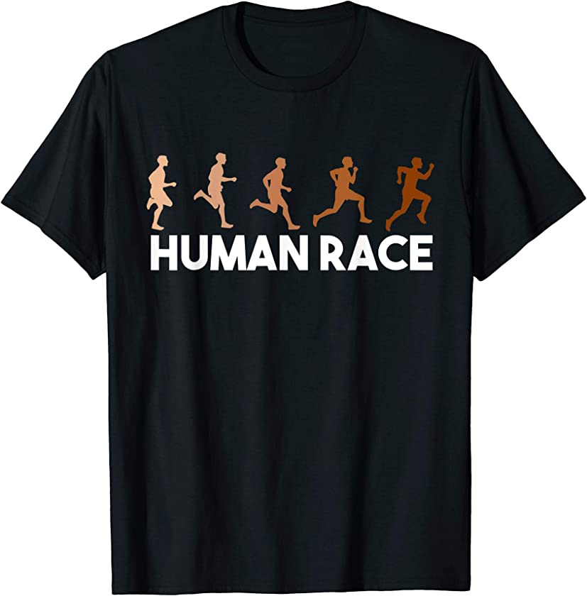 Human Race Proud Black Black Lives Matter BLM Support T-Shirt