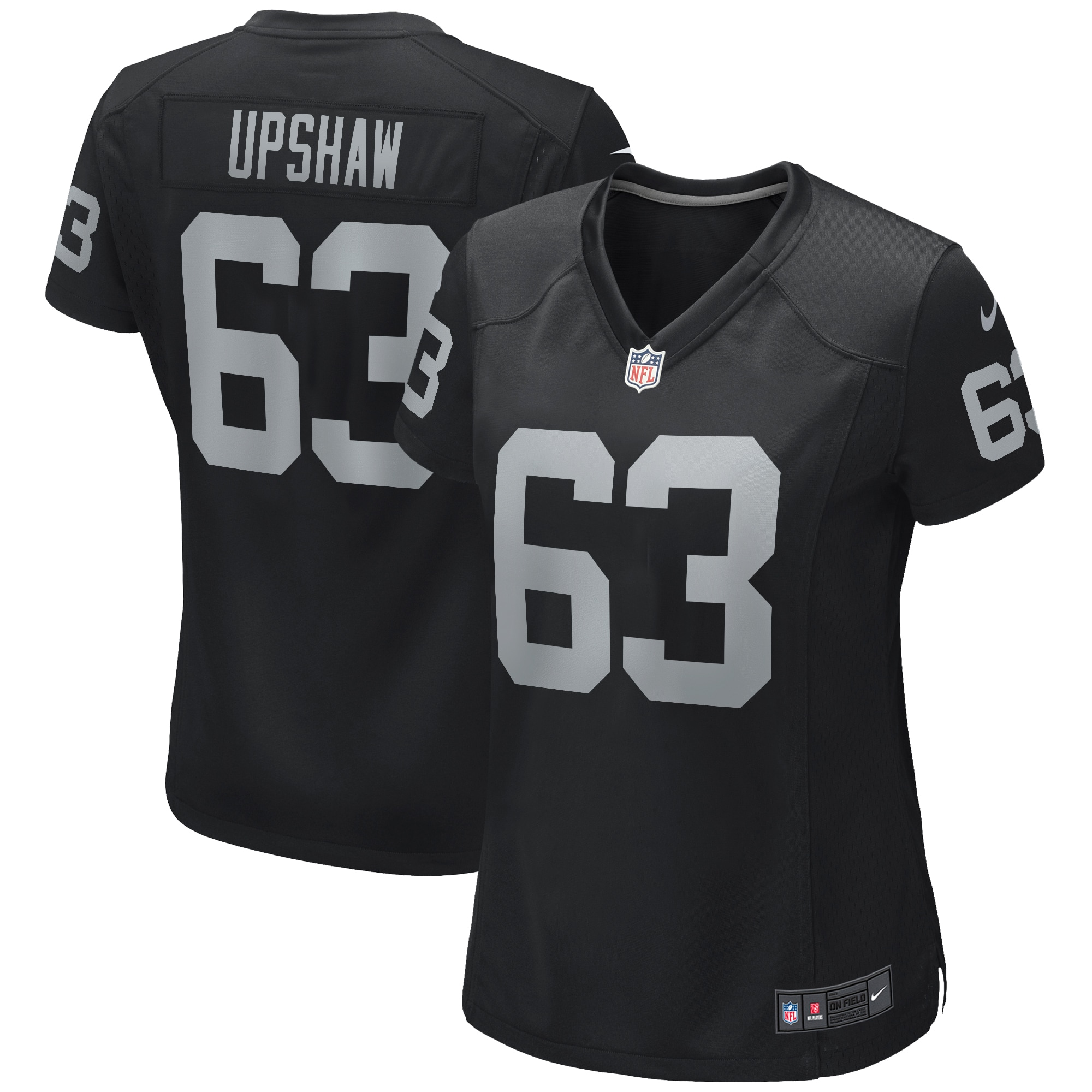 Women’s Las Vegas Raiders Gene Upshaw Black Game Retired Player Jersey