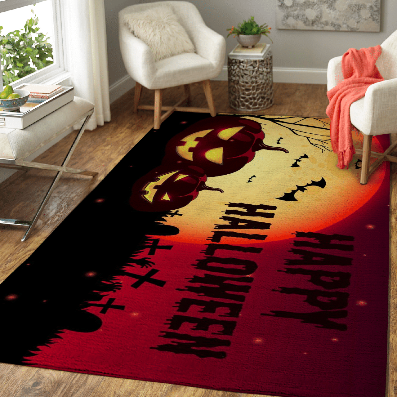 Happy Halloween rug HLO 31