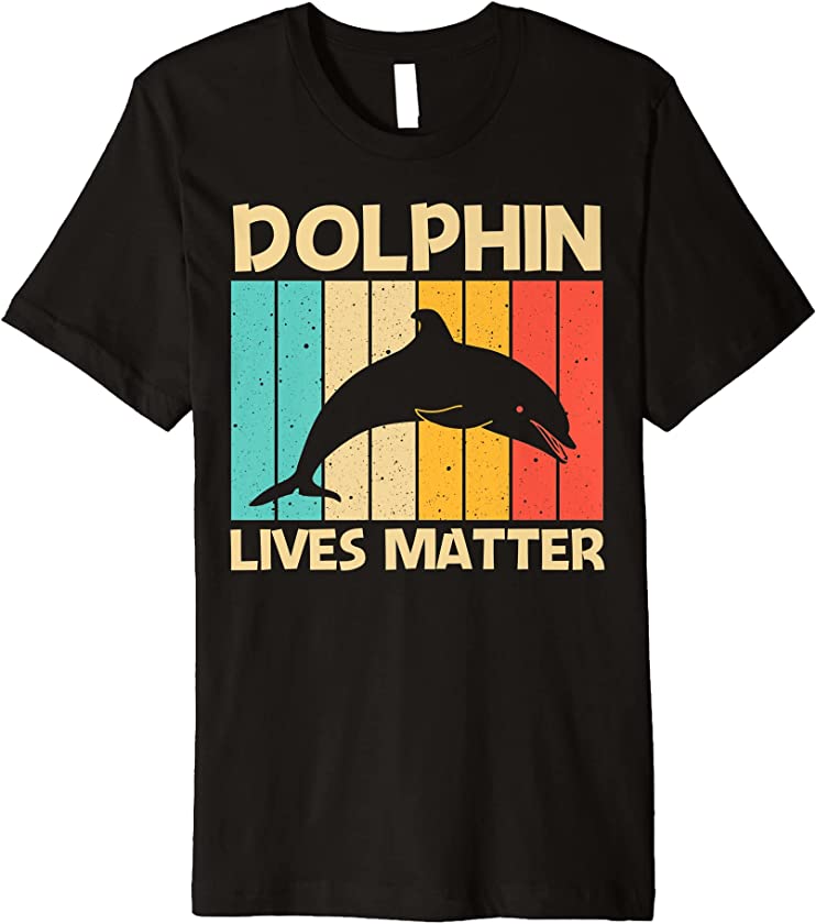 Cool Dolphin For Men Women Dolphins Beluga Whale Sea Animal Premium T-Shirt