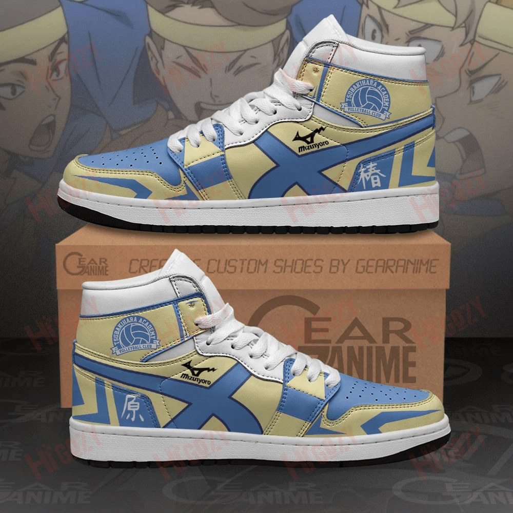 Tsubakihara Academy Sneakers Haikyuu Custom Anime Shoes Mn10