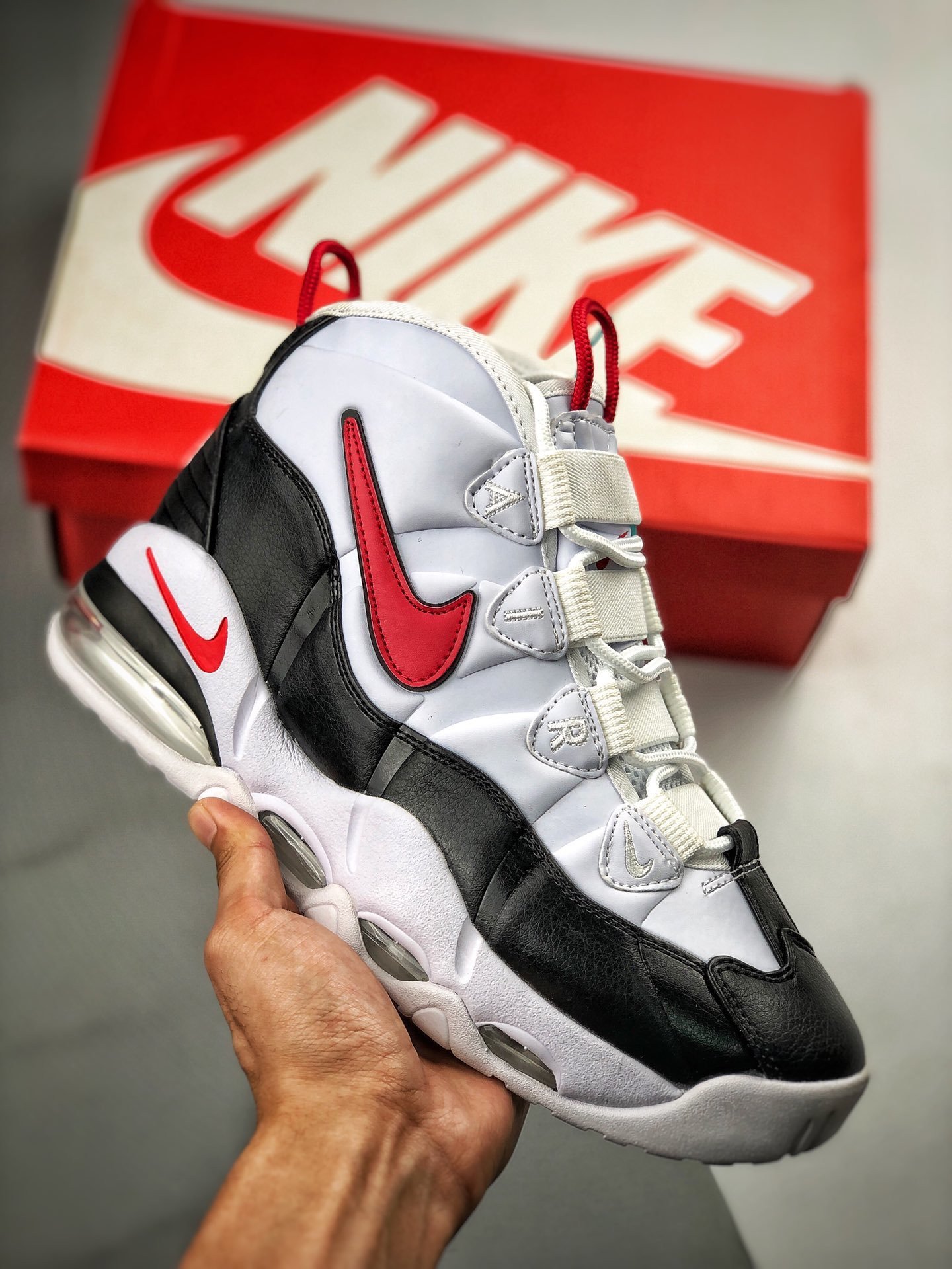 Nike Air Max Uptempo 95 White Red 5338650