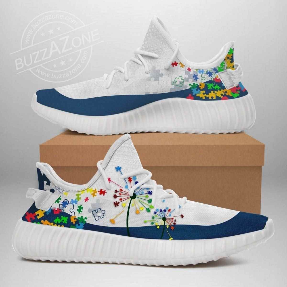 Autism Dandelion Yeezy Boost