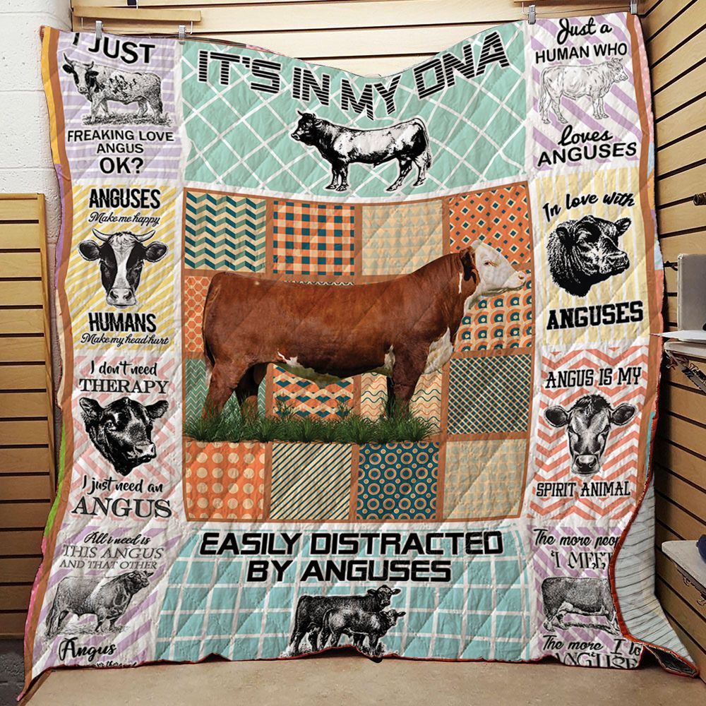 Angus Is My Spirit Animal Quilt Blanket Abc07113272