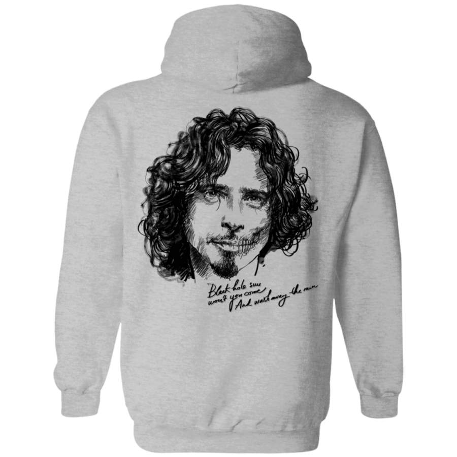 Chris Cornell Back print Pullover Hoodie