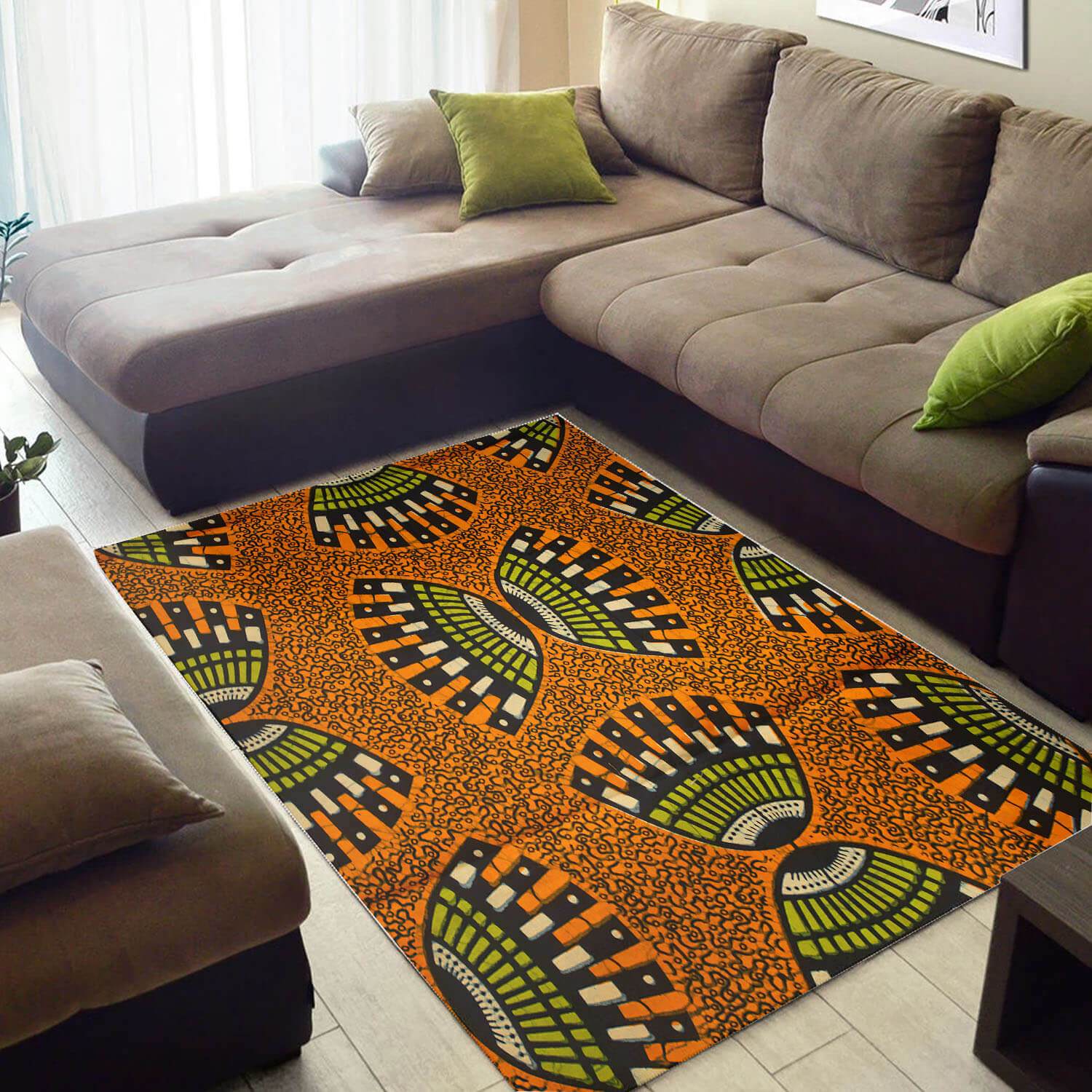 Nice African American Rug Trendy Afrocentric Pattern Art African Carpet African Themed Home Decor WBG3249