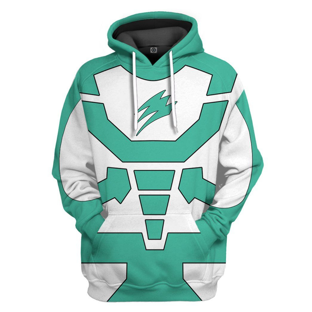 3D Jungle Fury Elephant Power Ranger Tshirt Hoodie Apparel