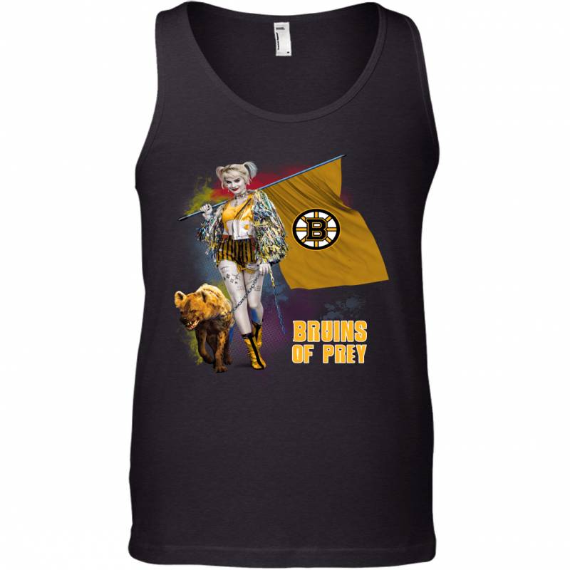 Harley Quinn flag Boston Bruins Of Prey Tank Top