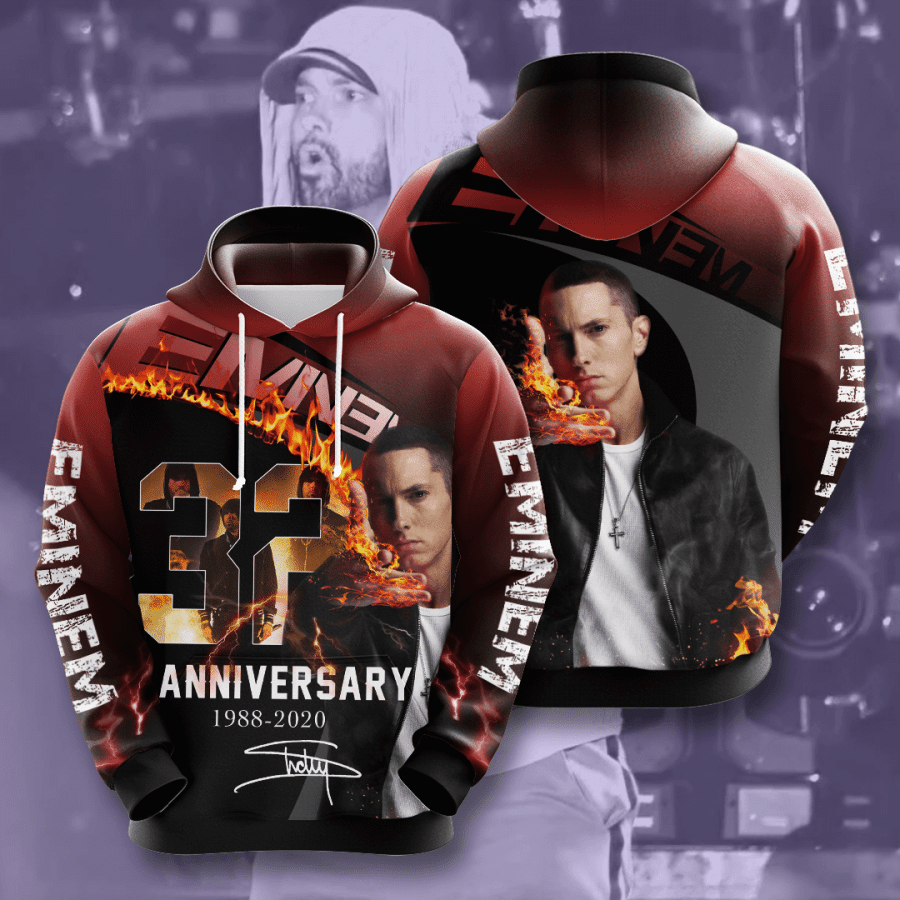 32 Eminem Anniversary 1988 2020 3D Hoodie