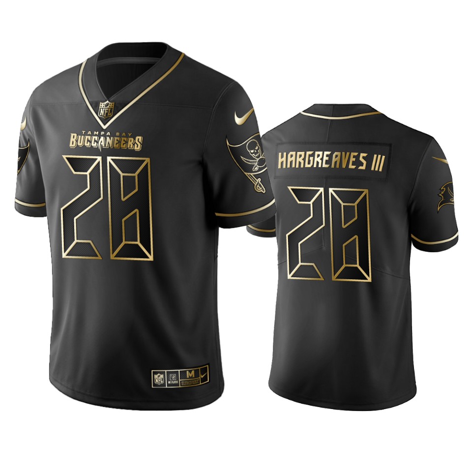 Tampa Bay Buccaneers Vernon Hargreaves Iii Black Golden Edition 2019 Vapor Untouchable Limited Jersey – Mens